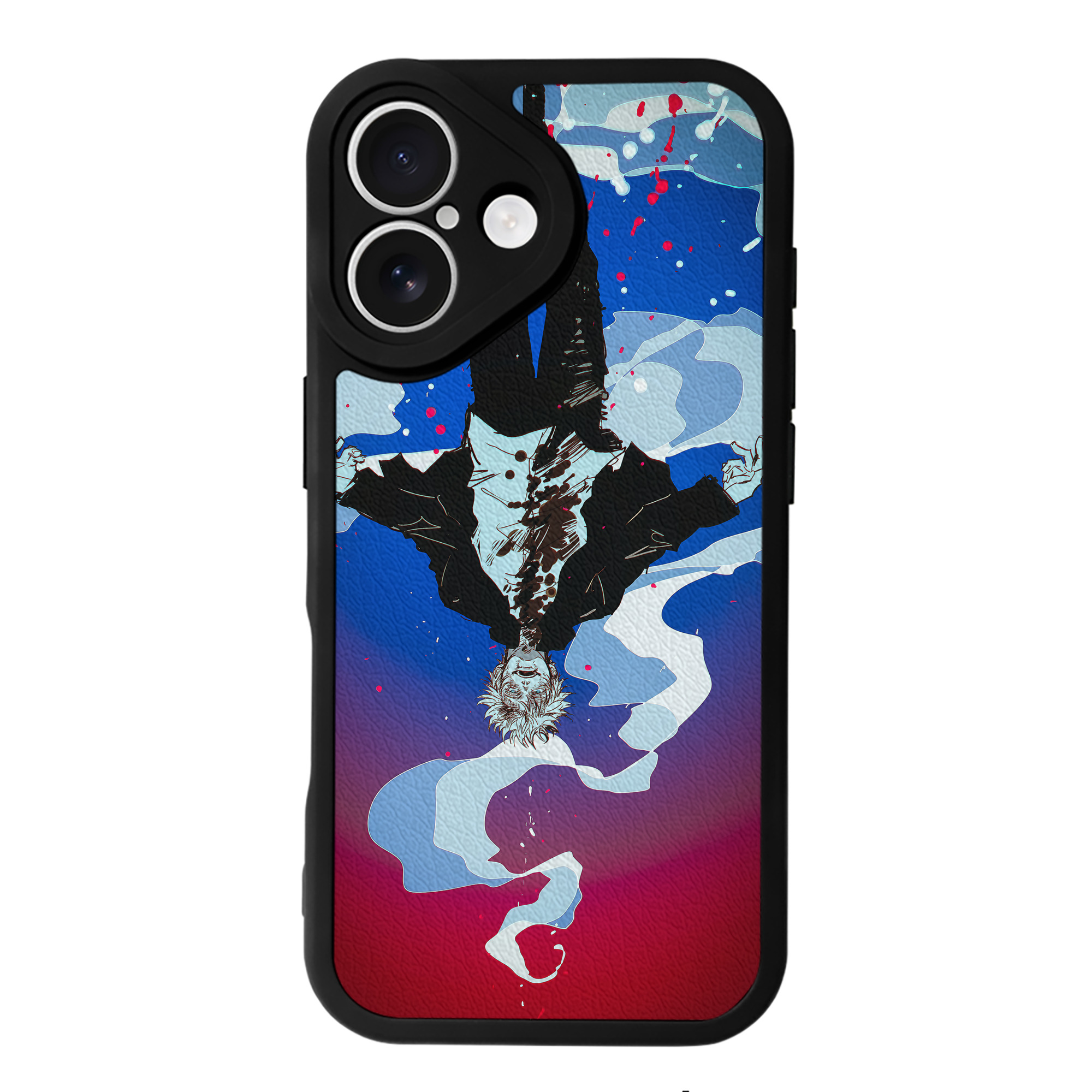 （画像用） 呪術廻戦 Jujutsu Kaisen 【iPhone 16シリーズ対応】シリコンスマホケース（レザー調） 材質：シリコン